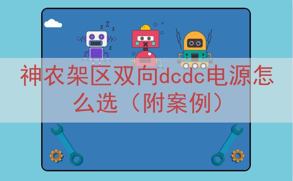神农架区双向dcdc电源怎么选（附案例）