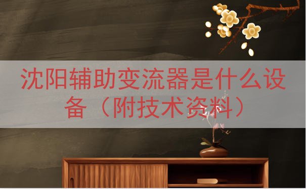 沈阳辅助变流器是什么设备（附技术资料）